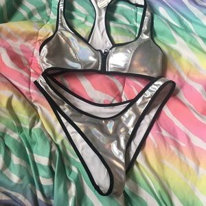 holographic swimsuit bikini
